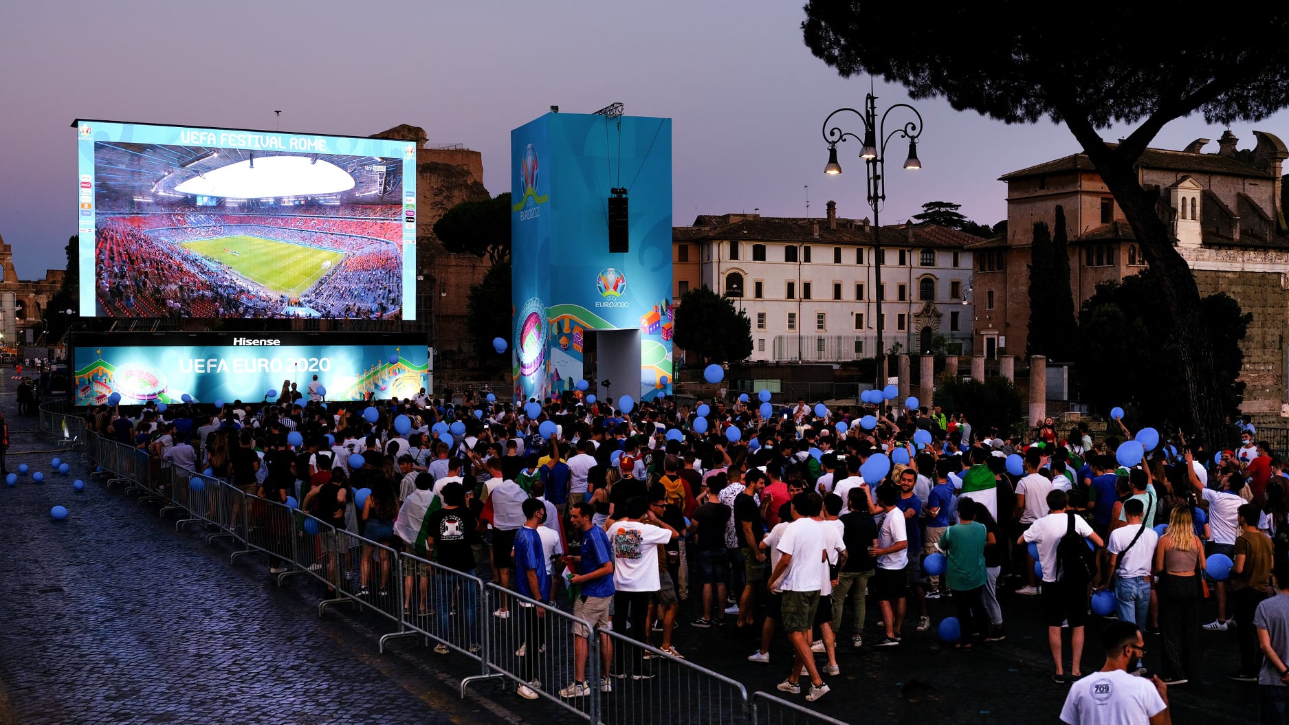 اورو 2020 : السلطات الايطالية تمنع المشاهدة الجماعية للمباراة النهائية في الملعب الأولمبي