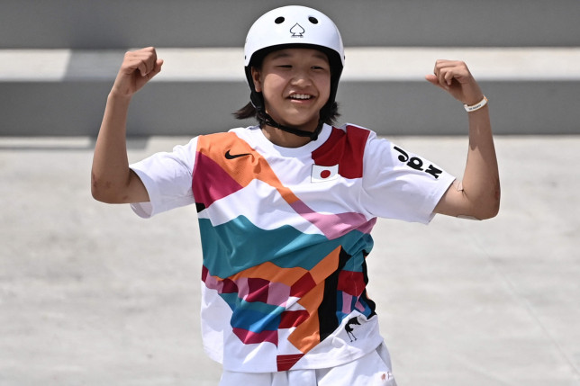 أولمبياد طوكيو: سكايت بورد: اليابانية نيشيا (13 عاما) تحرز أول ذهبية في تاريخ المسابقة