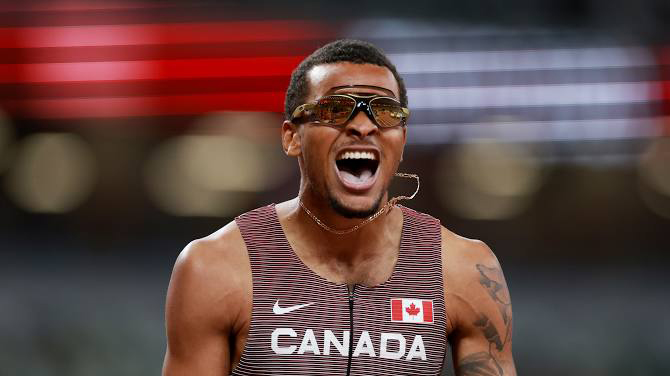 أولمبياد طوكيو- قوى: الكندي أندري دو غراس خليفة بولت في سباق 200 م