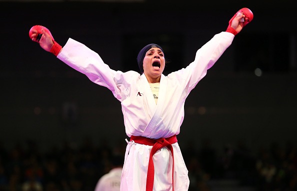 اولمبياد طوكيو- كاراطي - تتويج المصرية فريال عبد العزيز بذهبية وزن ما فوق 61 كلغ
