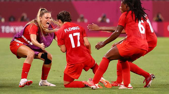 أولمبياد طوكيو(كرة القدم): سيدات كندا يحرزن الذهبية بضربات الترجيح ضد السويد