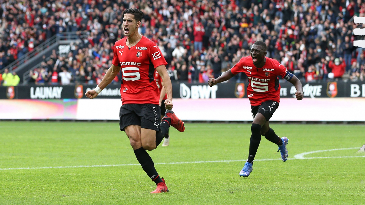 نايف أكرد يواصل التألق بصفوف رين وأسهمه في تصاعد