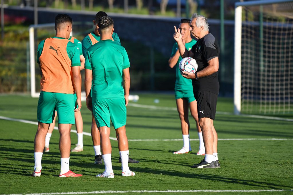 المنتخب الوطني يجري آخر حصة تدريبية