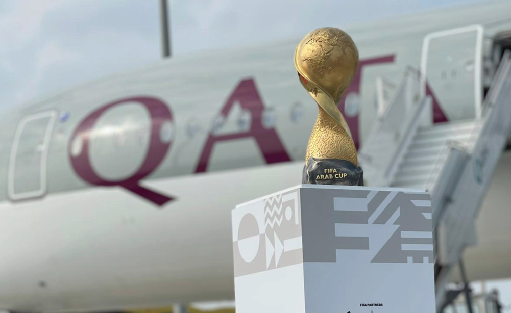 الكشف عن مجسم  كأس العرب