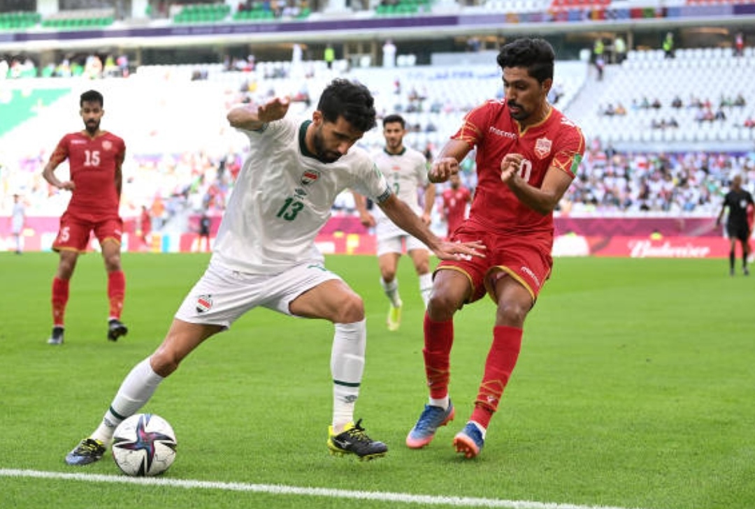كأس العرب (قطر 2021 ) .. التعادل السلبي يحسم مواجهة المنتخب البحريني بنظيره العراقي