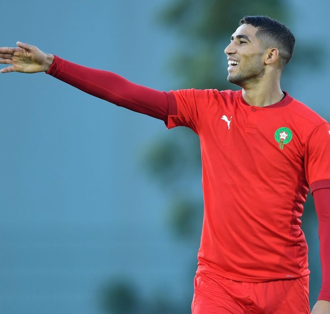 أشرف حكيمي: أنا سعيد بالتواجد هنا