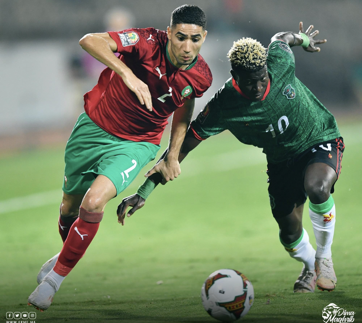 حكيمي: نستحق الفوز ونحن هنا لتشريف الكرة المغربية