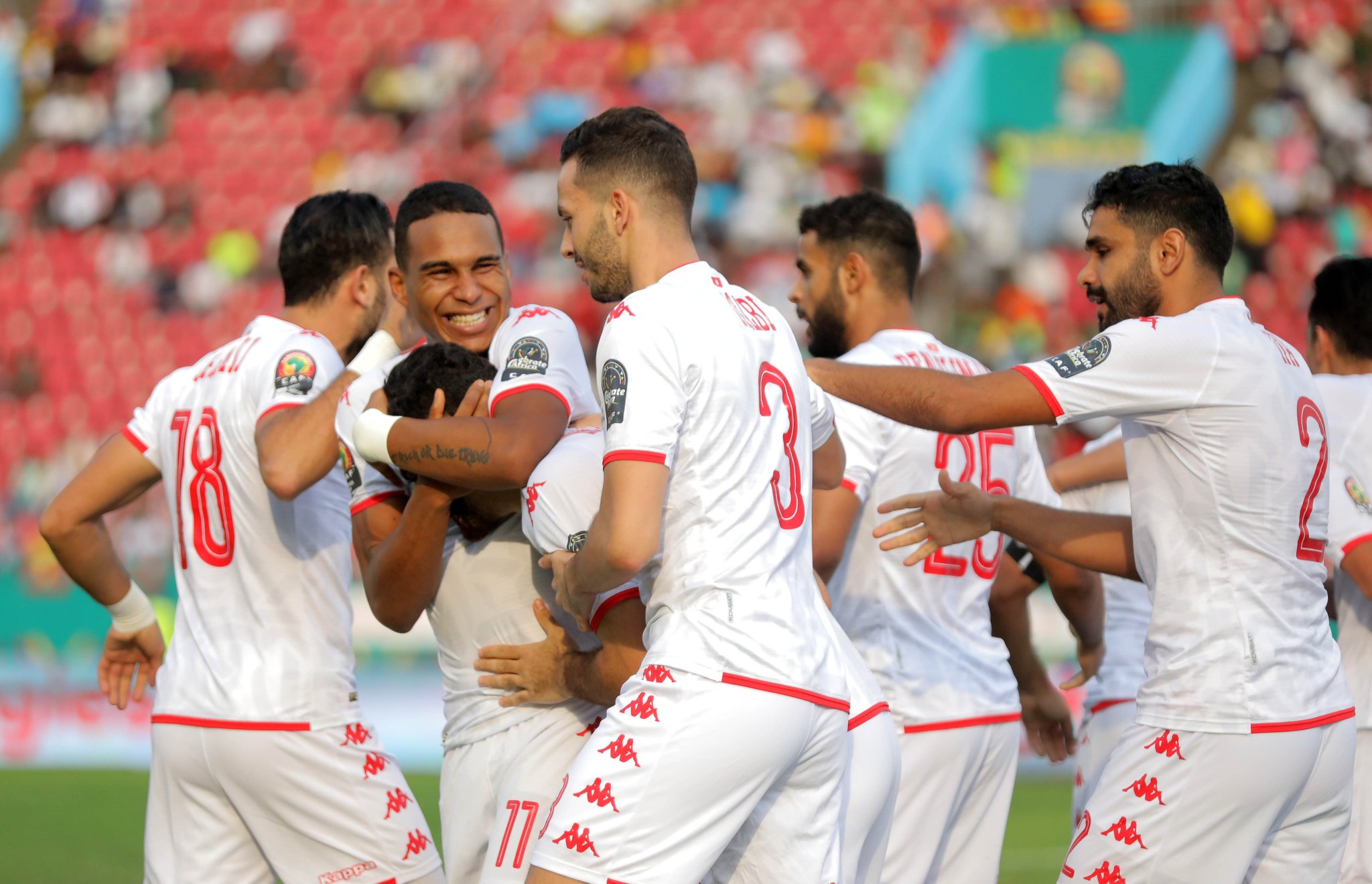 كأس الأمم الافريقية: تونس تنعش آمالها ببلوغ الدور ثمن النهائي برباعية في مرمى موريتانيا