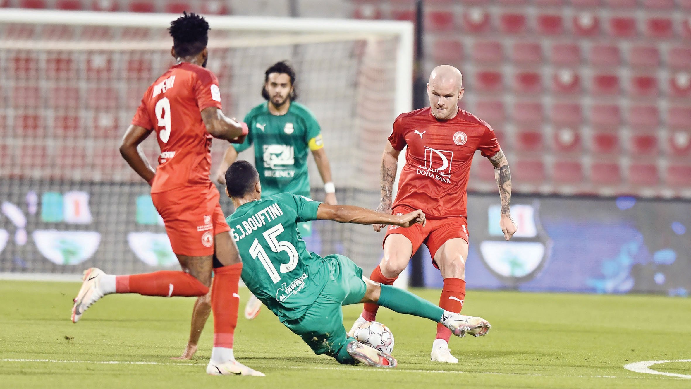 بوفتيني يوقع ثاني هدف في دوري نجوم قطر