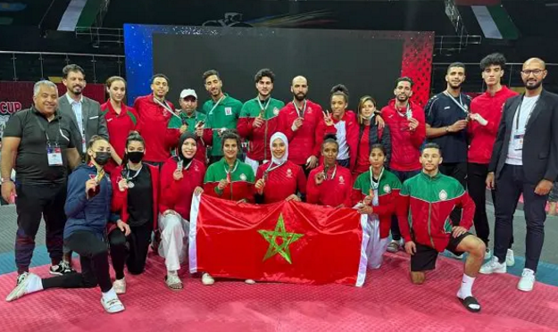 كأس العرب للتايكوندو.. المنتخب المغربي يحرز 13 ميدالية منها ثلاث ذهبيات