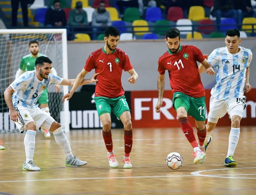 مباراة ودية.. المنتخب المغربي لكرة القدم داخل القاعة يفوز على نظيره الأرجنتيني 4-3