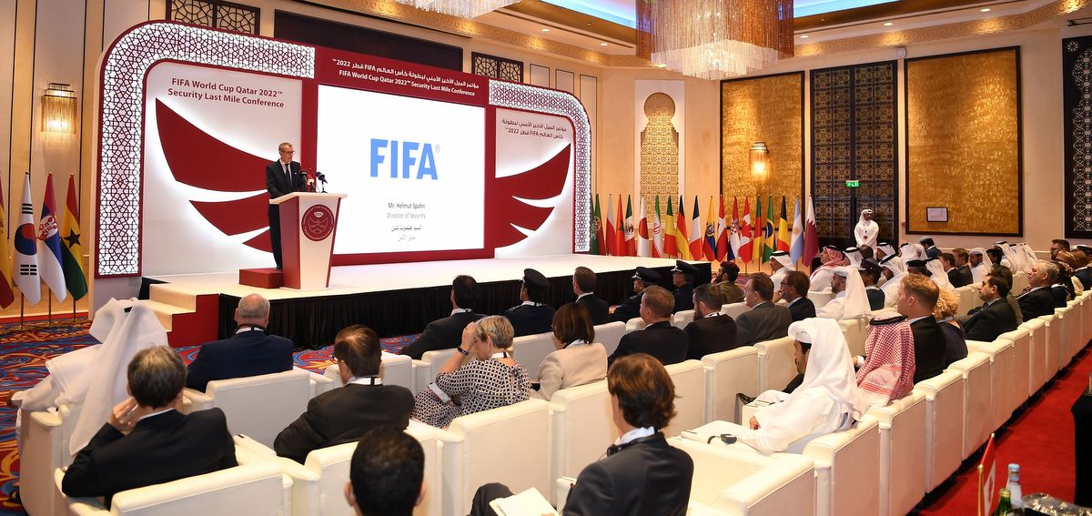 انطلاق فعاليات مؤتمر الميل الأخير الأمني لنهائيات كأس العالم قطر 2022