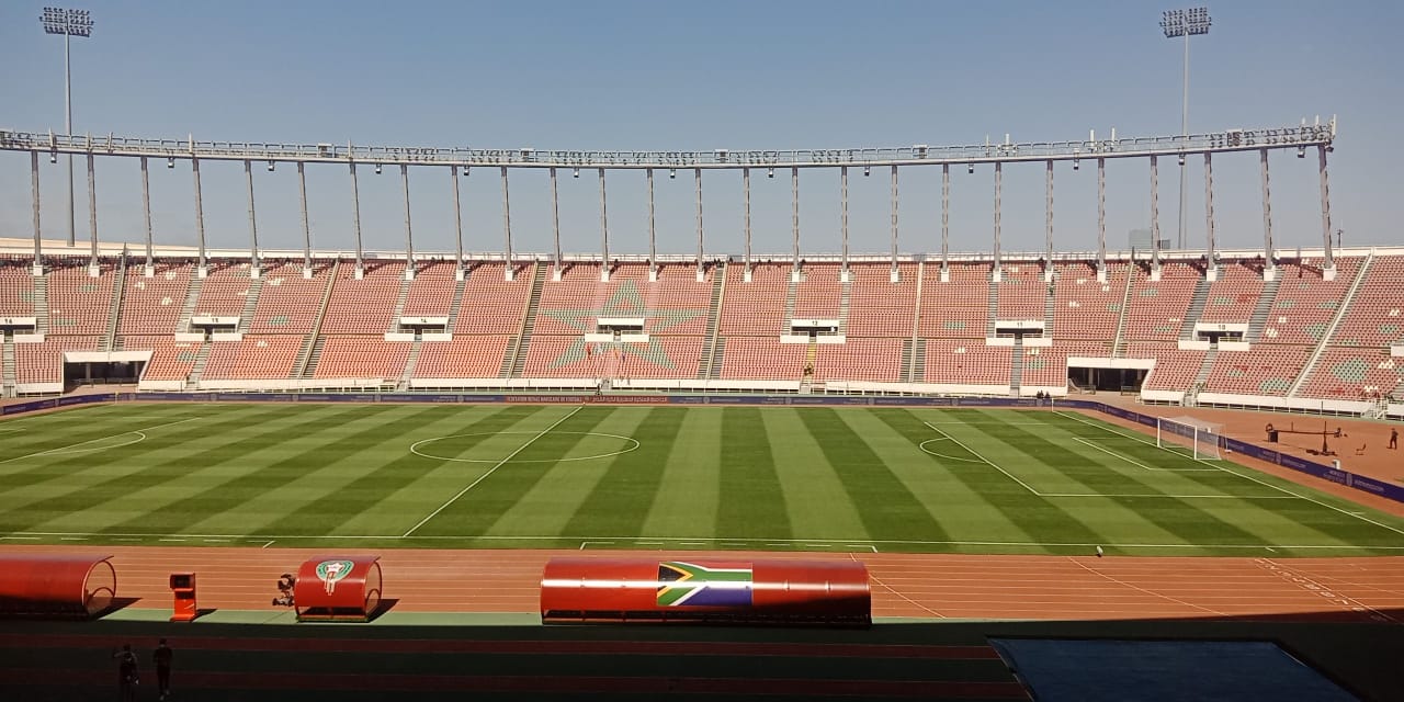 الصور الأولى لمركب مولاي عبد الله بالرباط قبل لقاء الأسود وجنوب إفريقيا