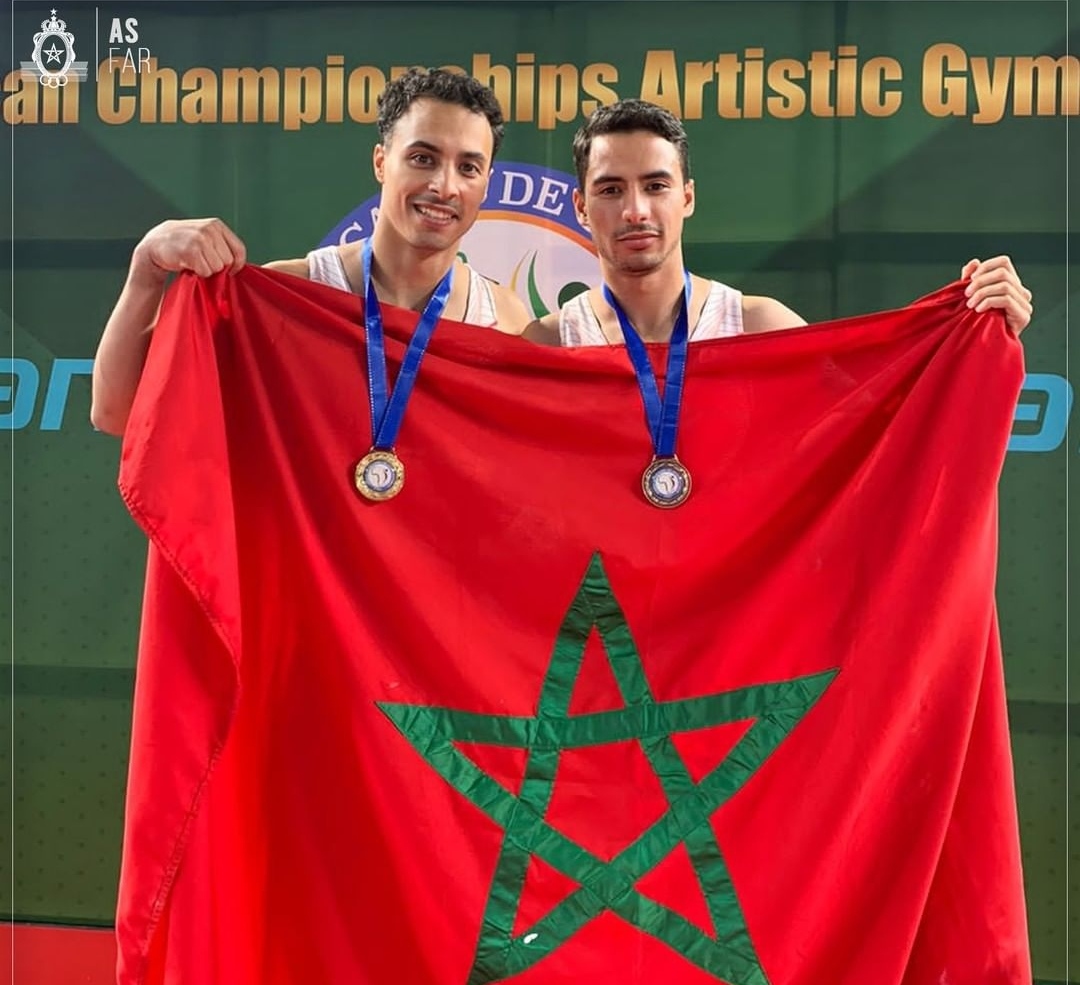 ست ميداليات منها ذهبية واحدة حصاد المشاركة المغربية في البطولة الإفريقية للجمباز