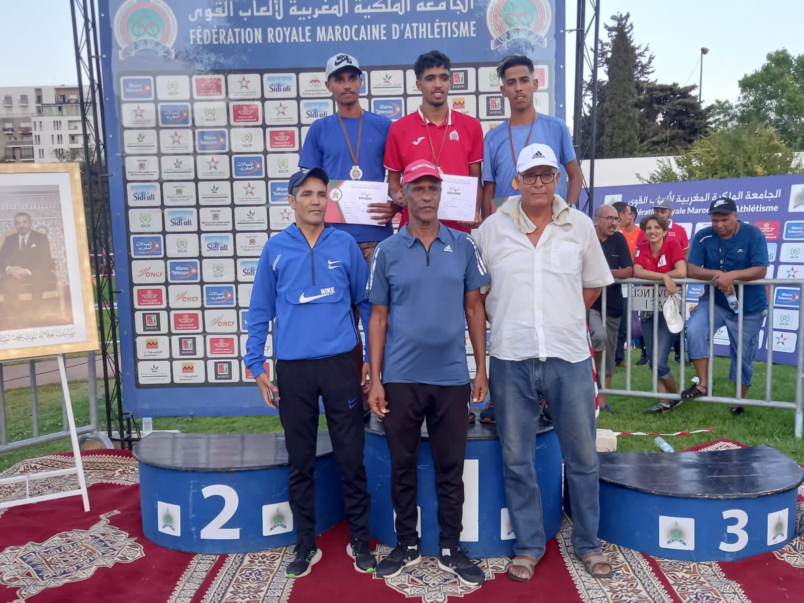 العداء محمد فارس من شباب الساقية الحمراء يفوز ببطولة المغرب مسافة 5 الاف متر