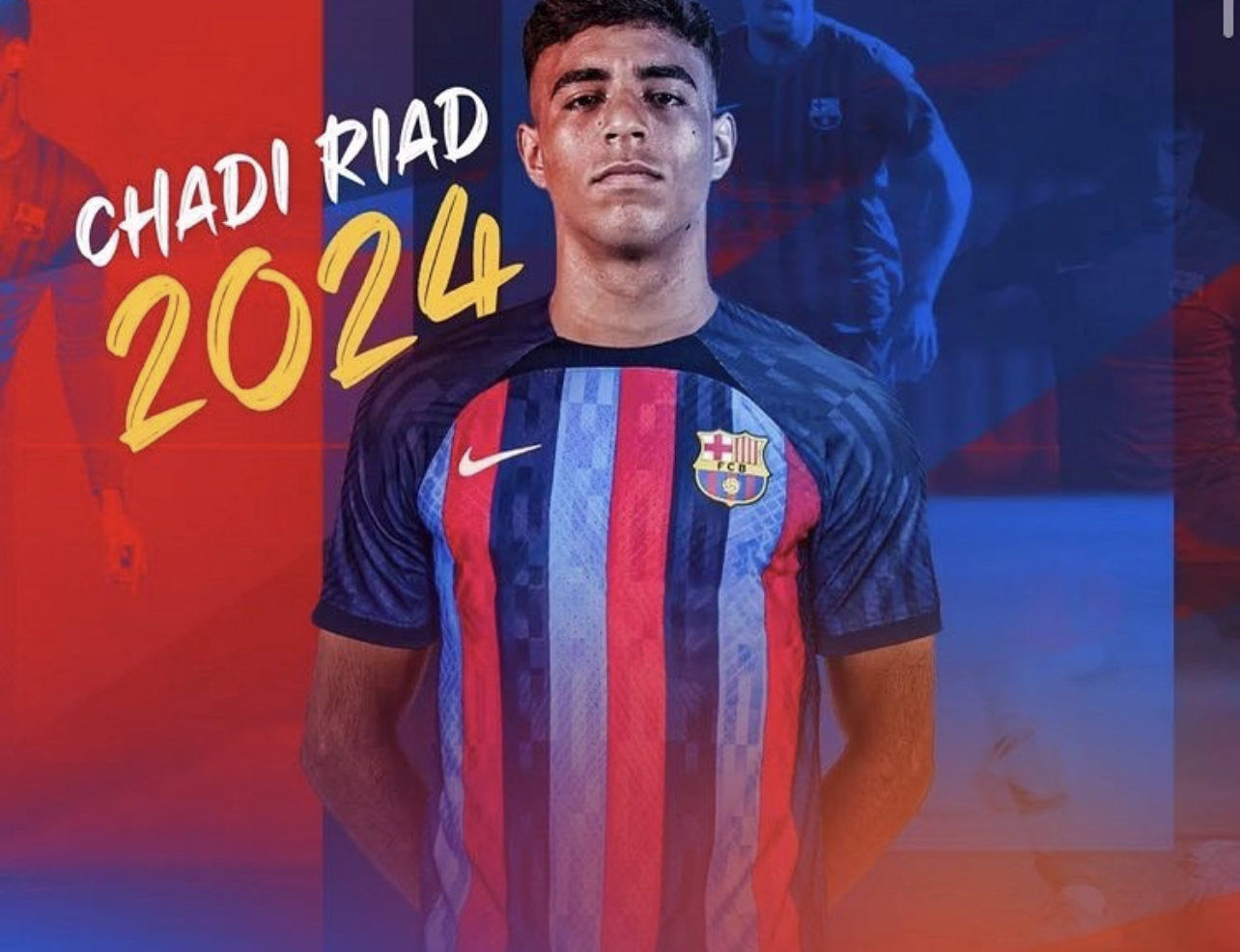 برشلونة يحصن عقد موهبته المغربية شادي رياض