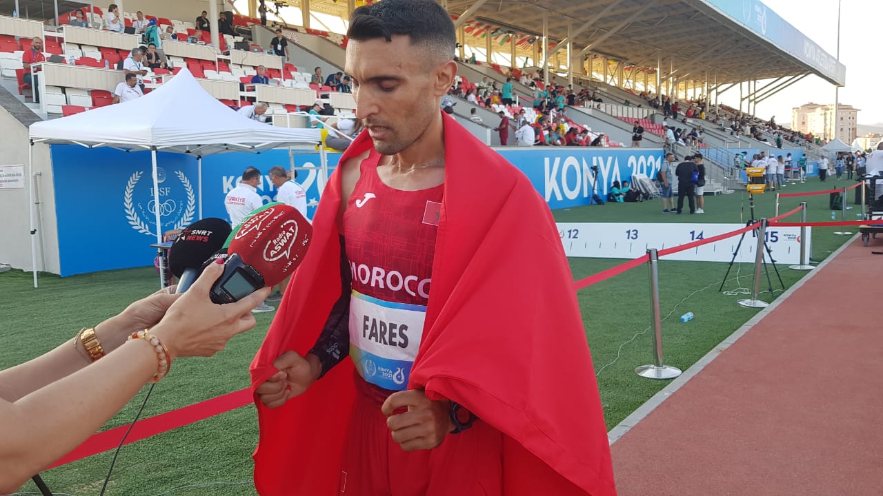محمد فارس يمنح المغرب اول ميدالية في ألعاب التضامن الاسلامي