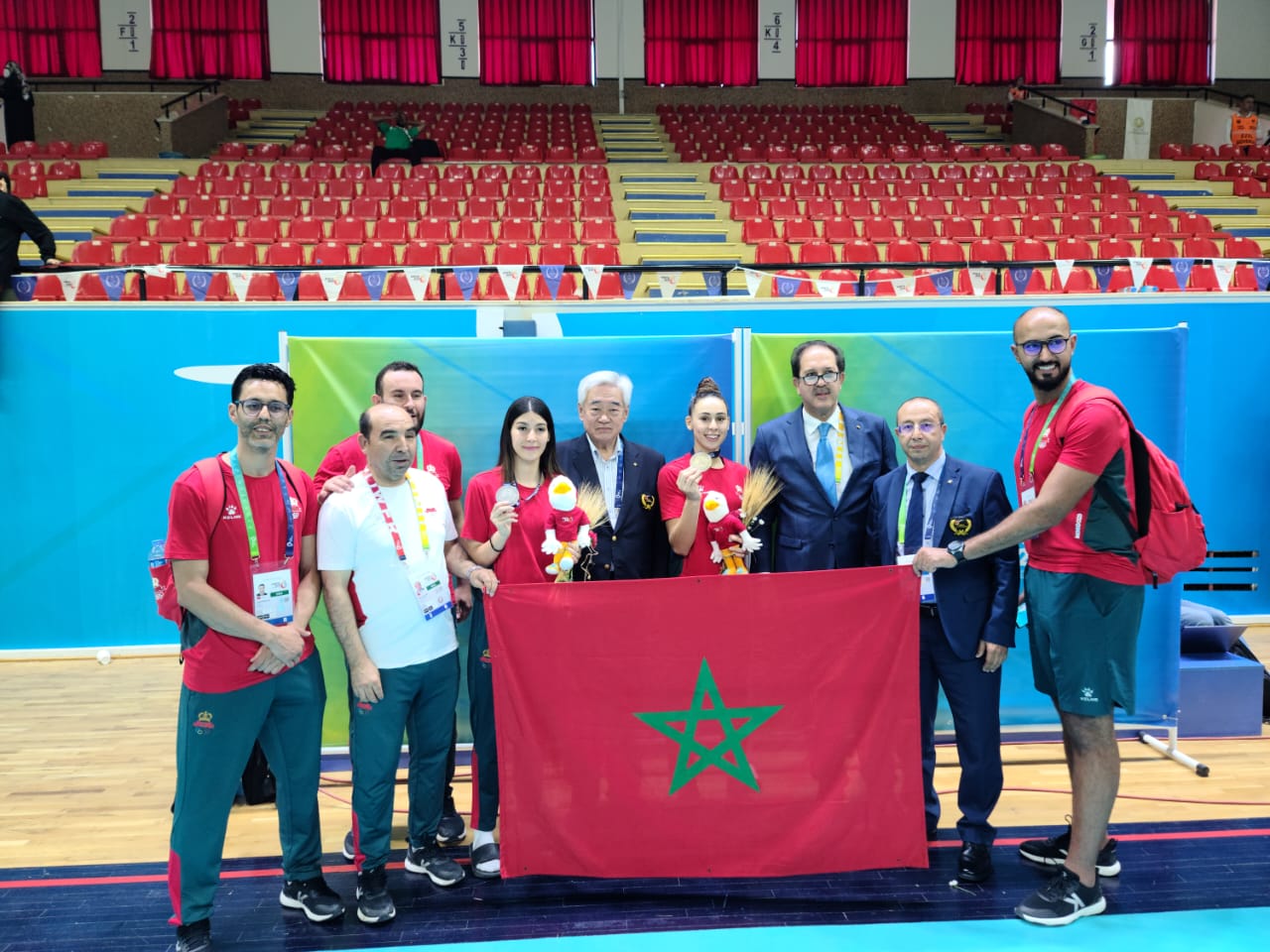ذهبية وفضية للتايكواندو المغربي في ألعاب التضامن الإسلامي