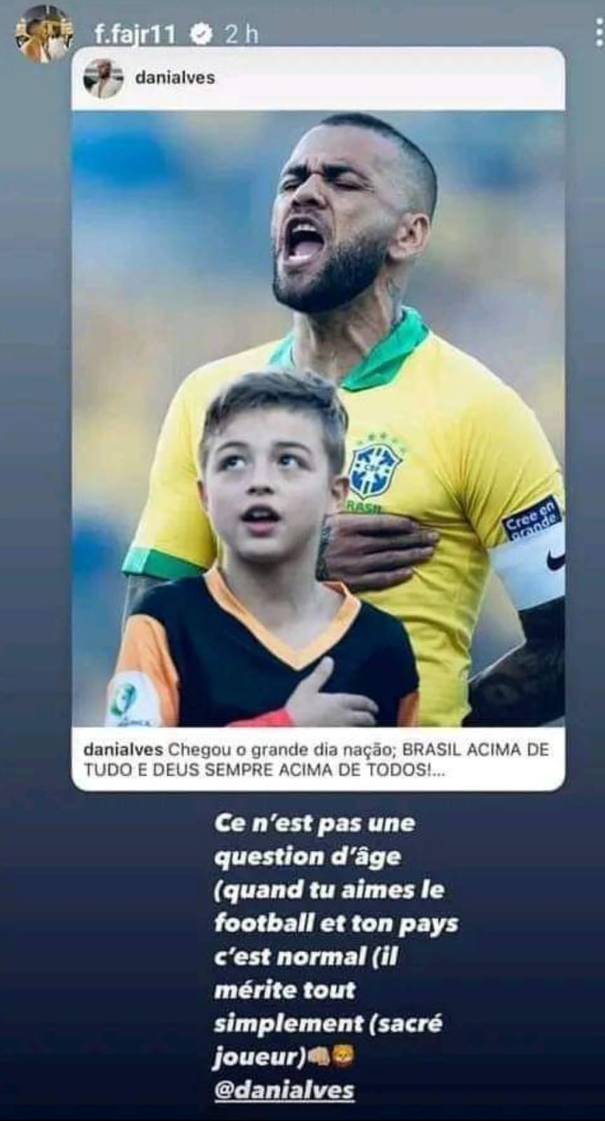 فجر يراسل الركراكي عبر داني ألفيش