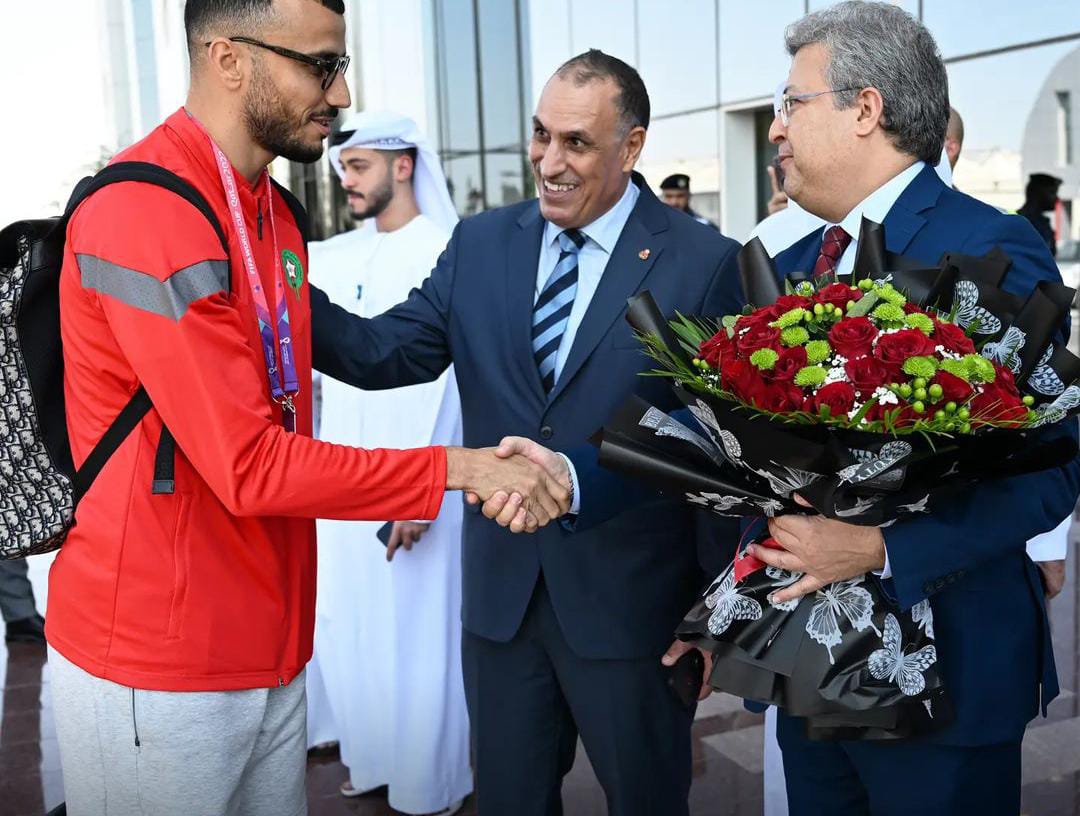 بعثة منتخب المغرب في الإمارات لمواجهة جورجيا