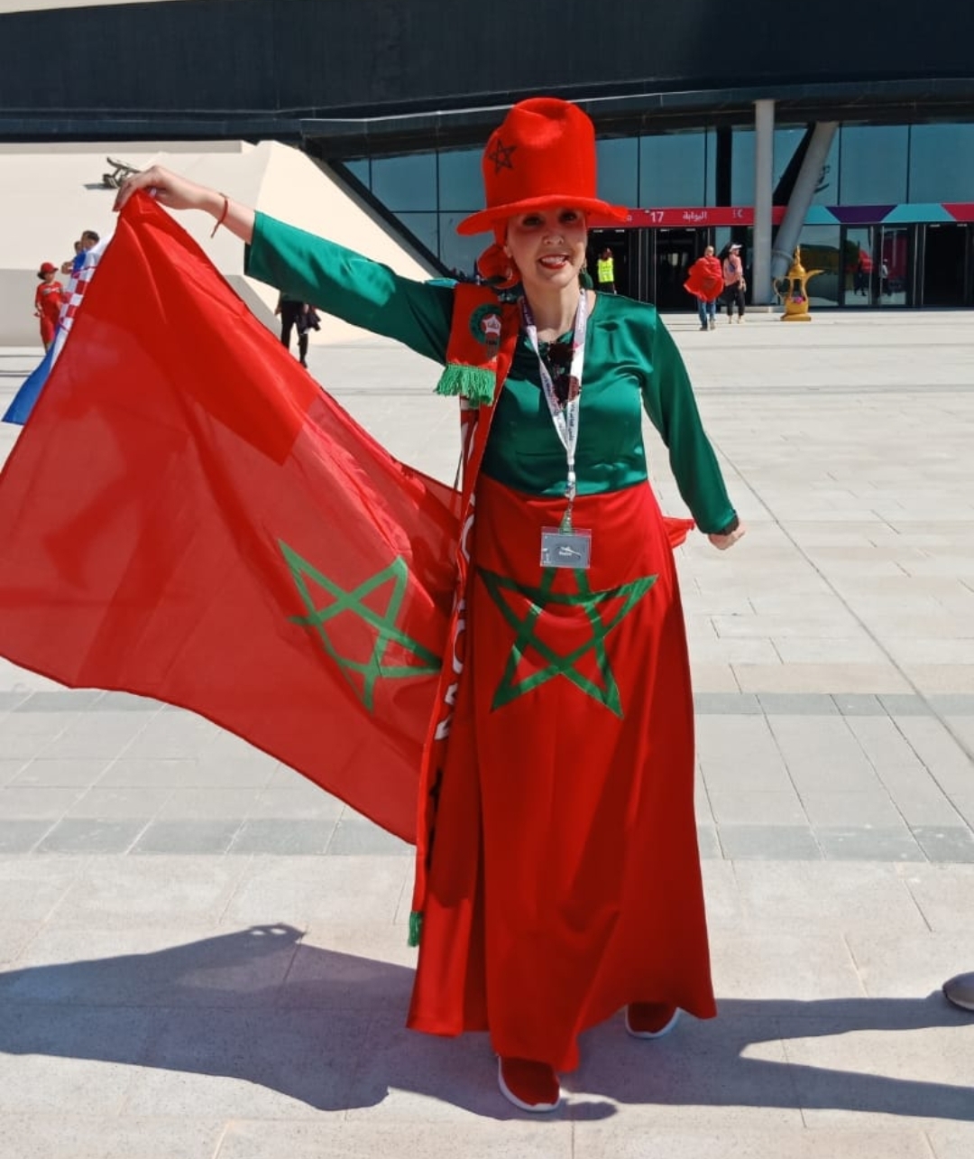 المغربيات بكل الفخر مع المنتخب الوطني