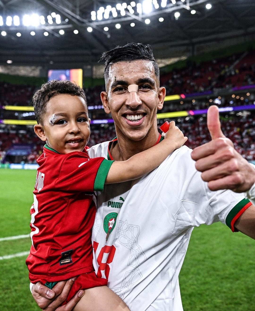 أسود الأطلس إحتفلوا مع عائلاتهم وعاشوا لحظات تاريخية