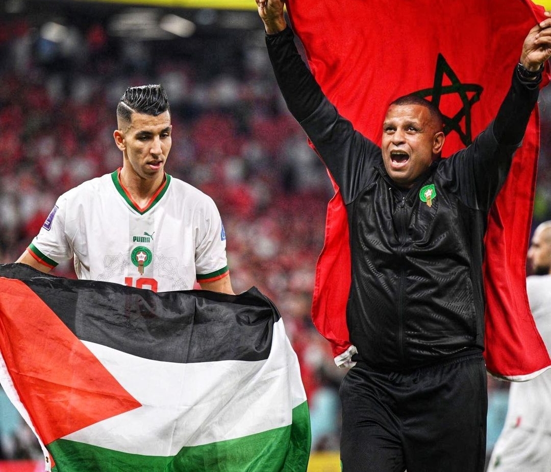 مونديال قطر 2022 .. فرحة فلسطينية بتأهل المنتخب المغربي لدور ثمن النهائي