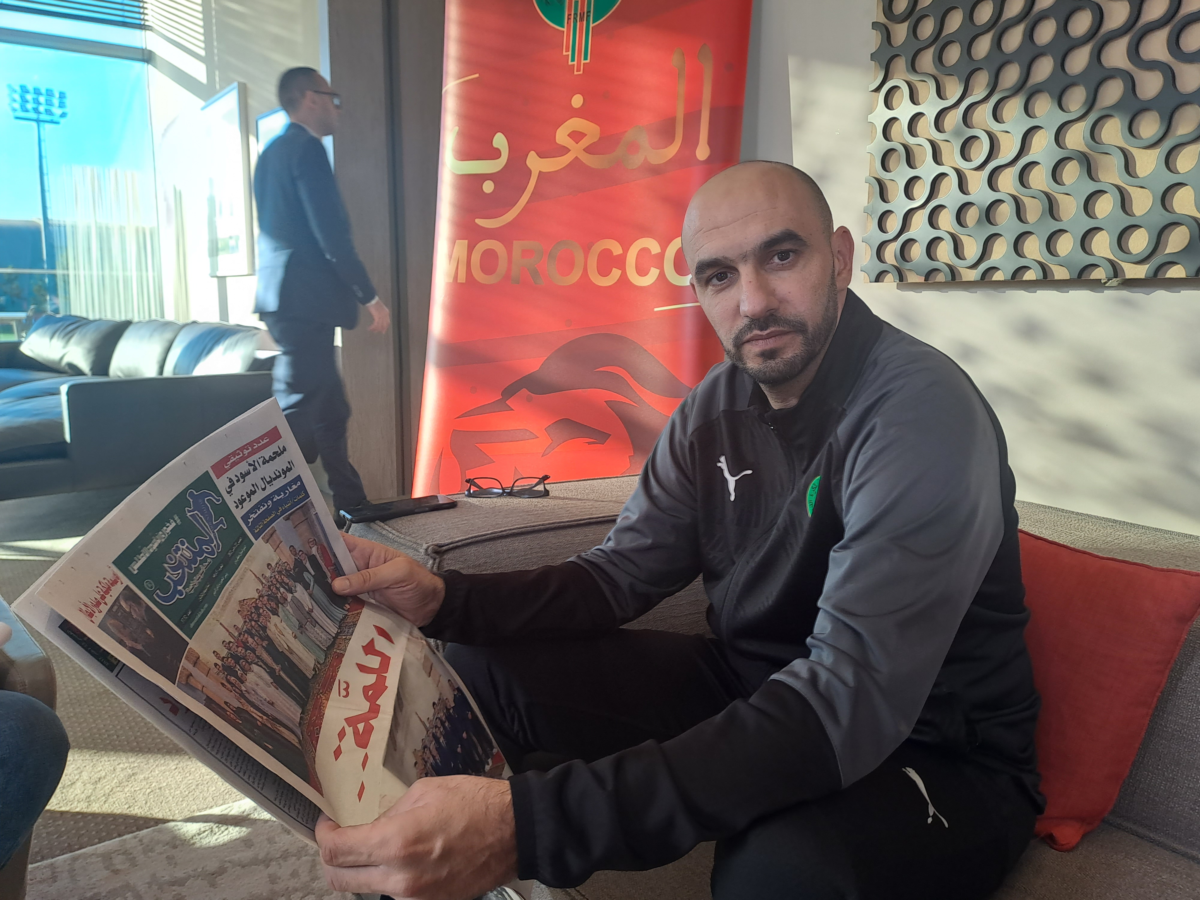  المنتخب  تحاور حصريا وليد صانع السعادة