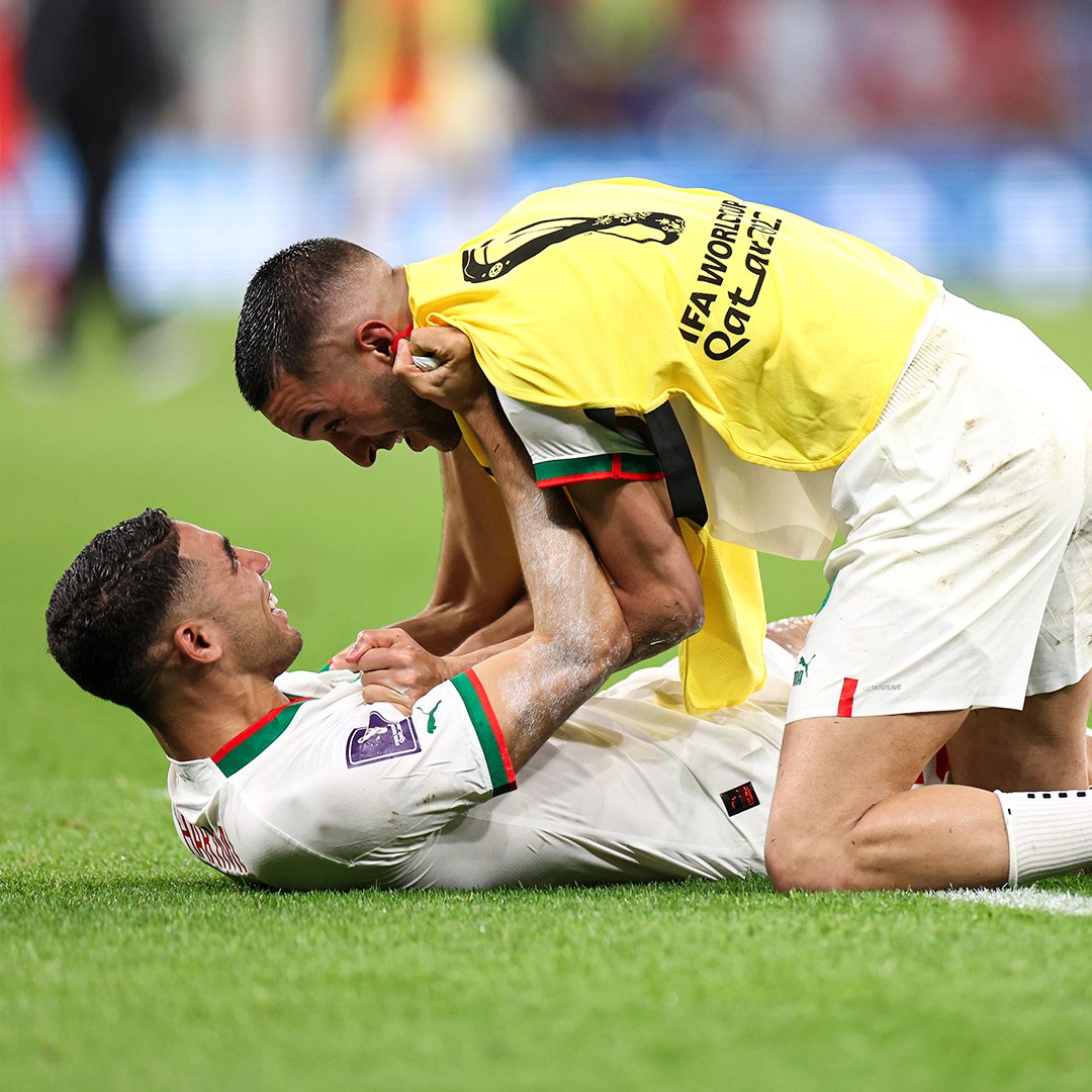 زياش وحكيمي يعادلان رقم الدعيع