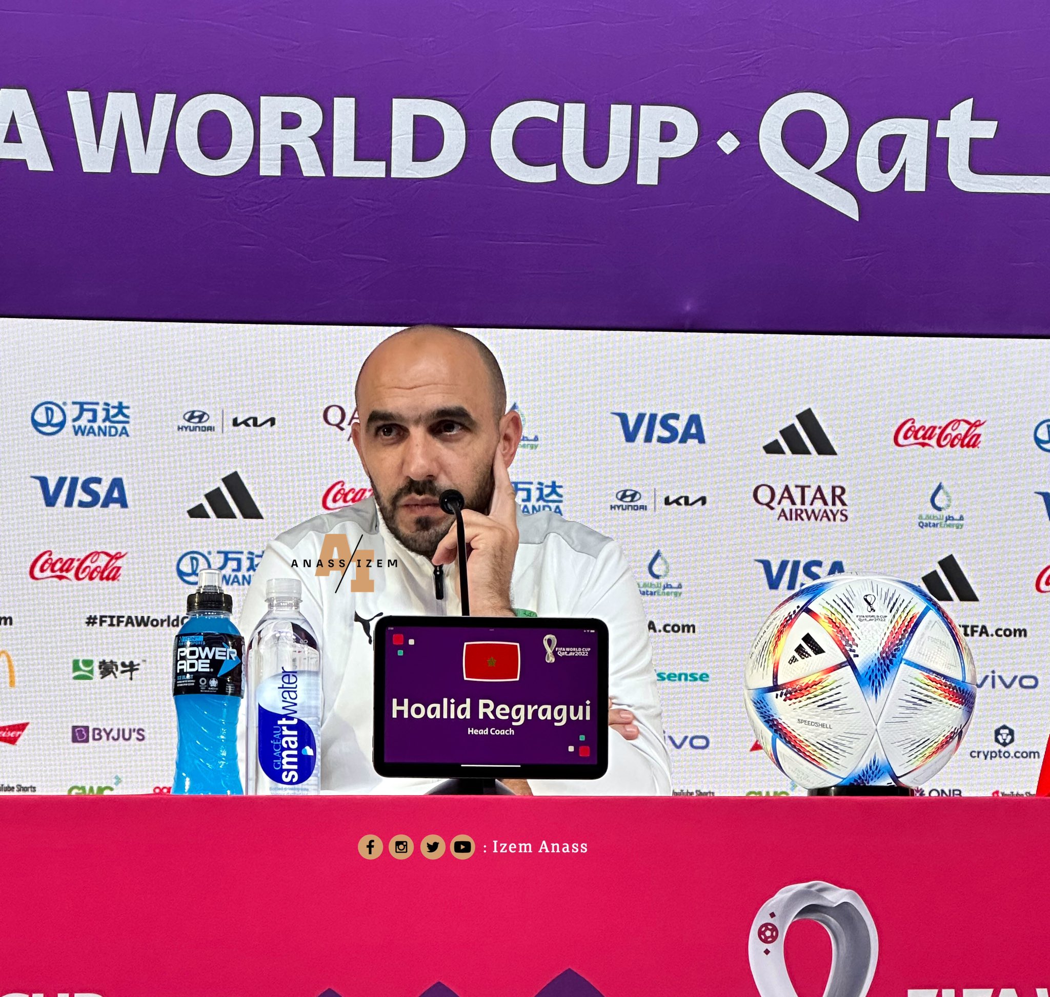 مزراوي وأݣرد يشغلان بال وليد قبل ملاقاة فرنسا