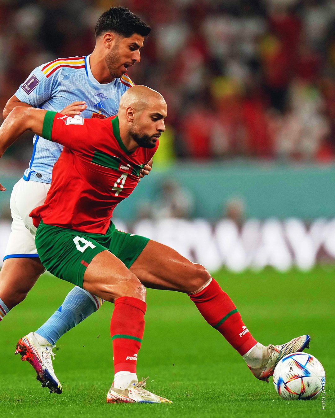 أمرابط يثير إعجاب كبار نجوم العالم أيضا