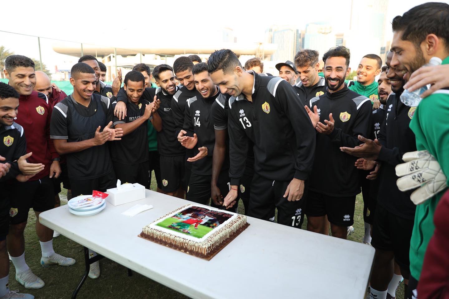 قطر  يحتفي بعودة بانون بعد المونديال