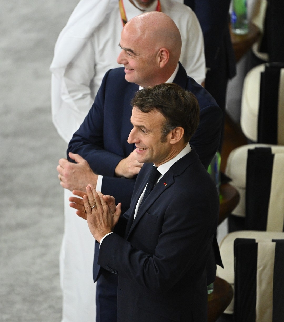 ماكرون يشدد على  الاحترام والصداقة  بين فرنسا والمغرب قبل مباراة نصف النهائي في المونديال