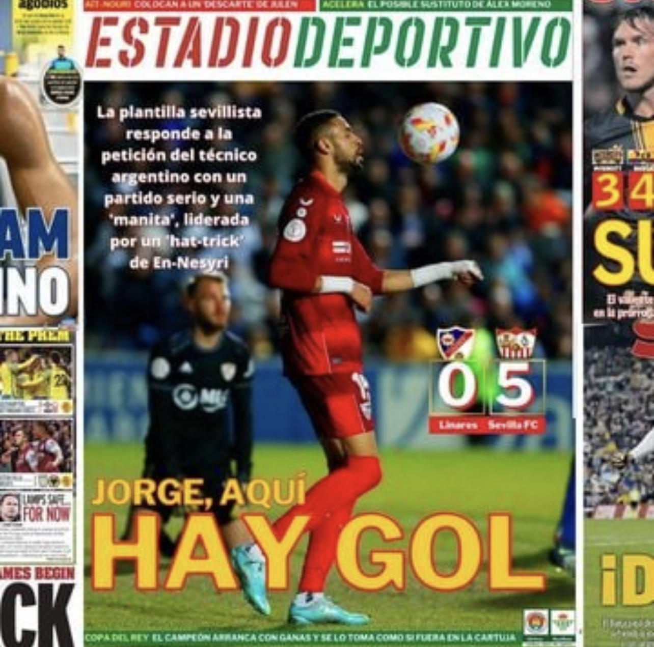 النصيري يجتاح اقوى تنقيط بالهاتريك