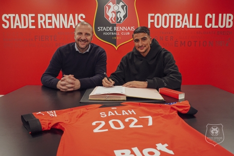 إبراهيم صلاح يعترف.. كنت أتابع مباريات رين بسبب نايف أݣرد