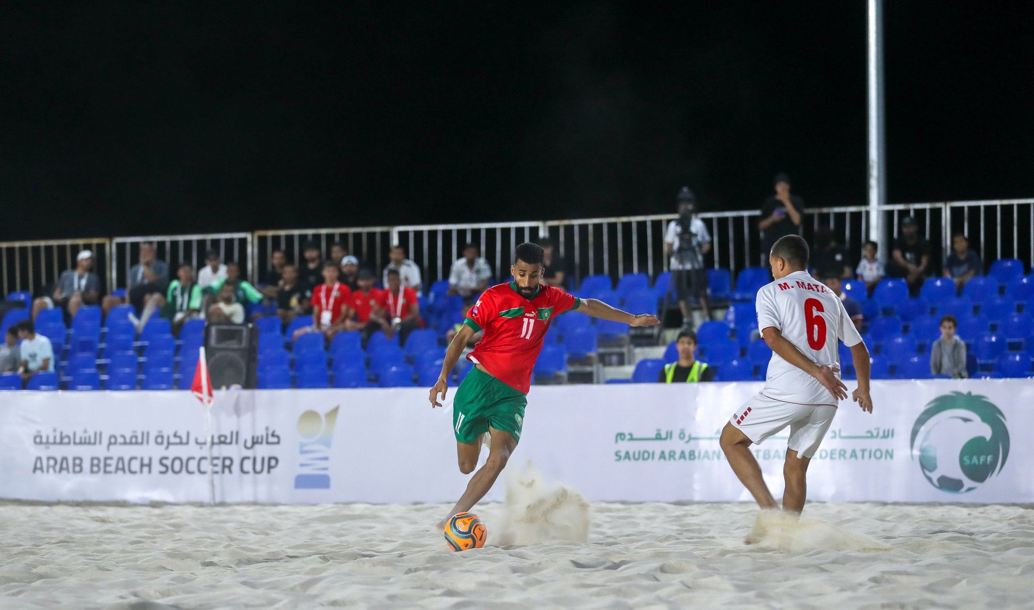 كأس العرب لكرة القدم الشاطئية: المغرب يفوز على لبنان