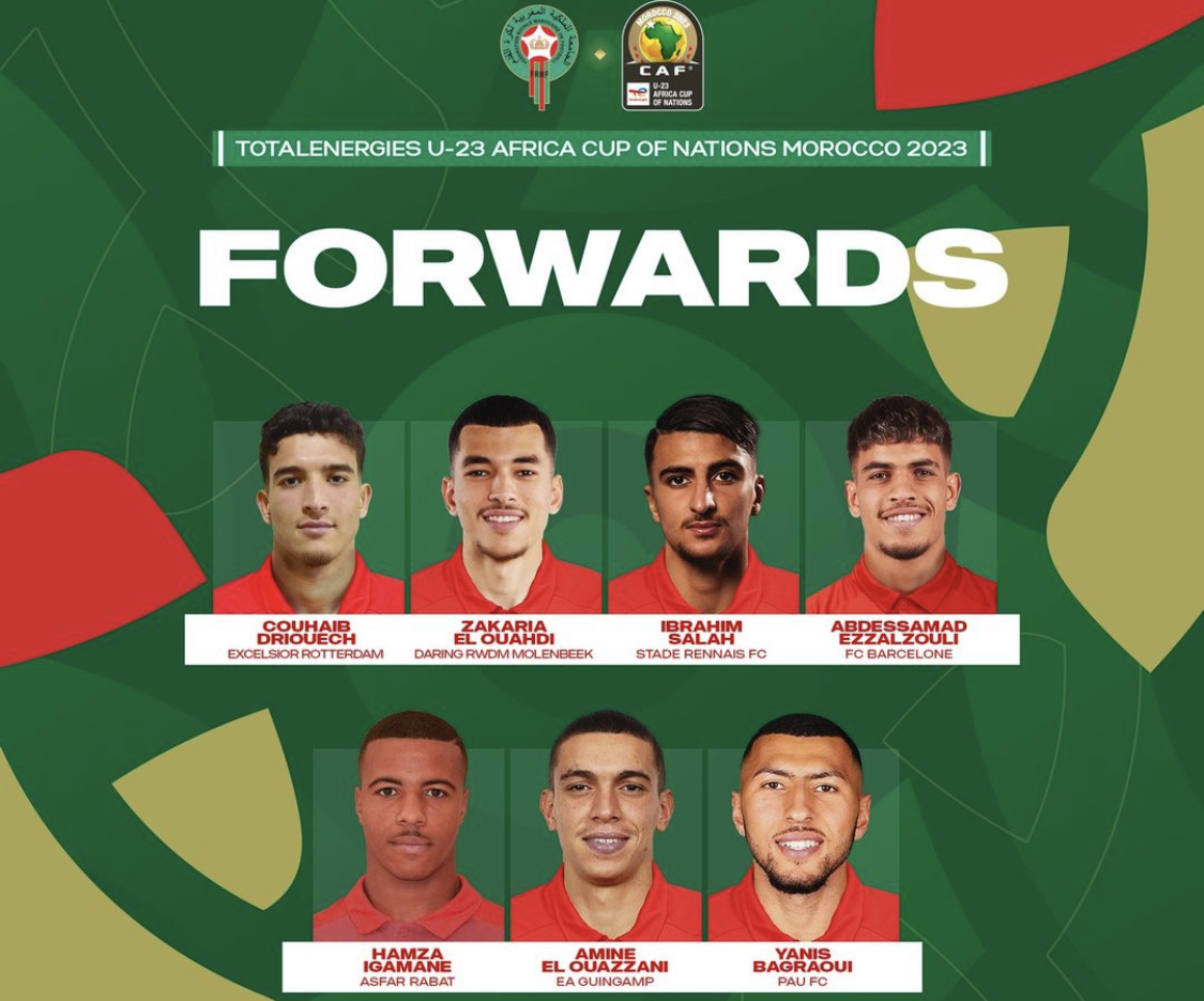 الزلزولي يتصدر لائحة المنتخب المغربي الأولمبي لكأس إفريقيا 