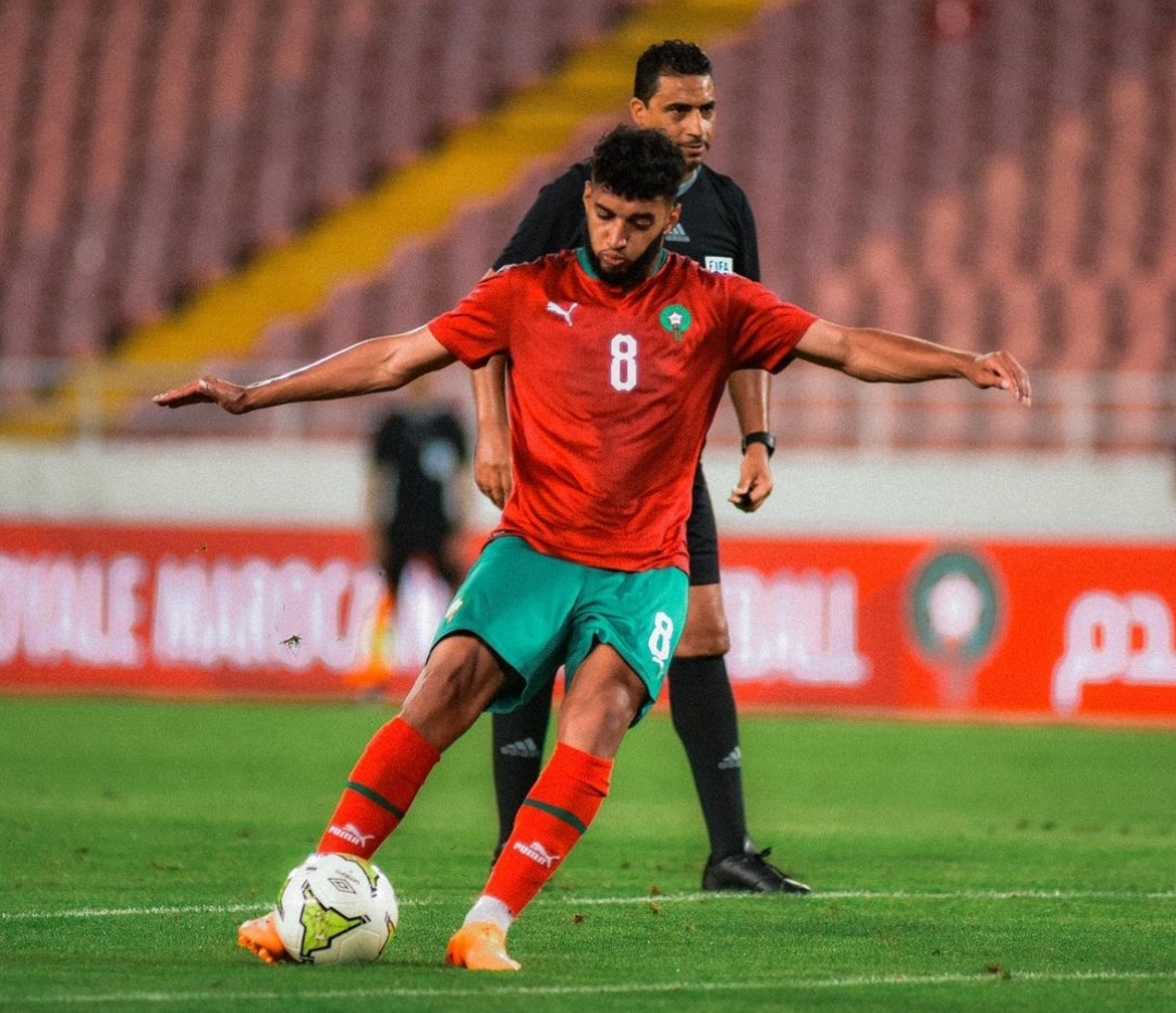 المنتخب المغربي متقدم بثلاثية