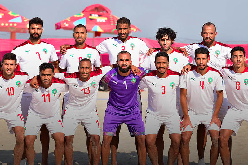 أسود الشاطئ لكرة القدم يكتسحون ليبيا بحصة كبيرة