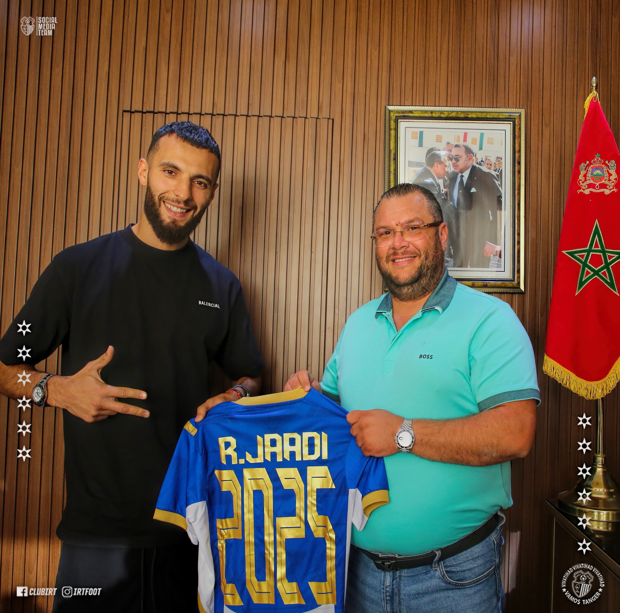 مرباح والجعدي يوقعان لاتحاد طنجة