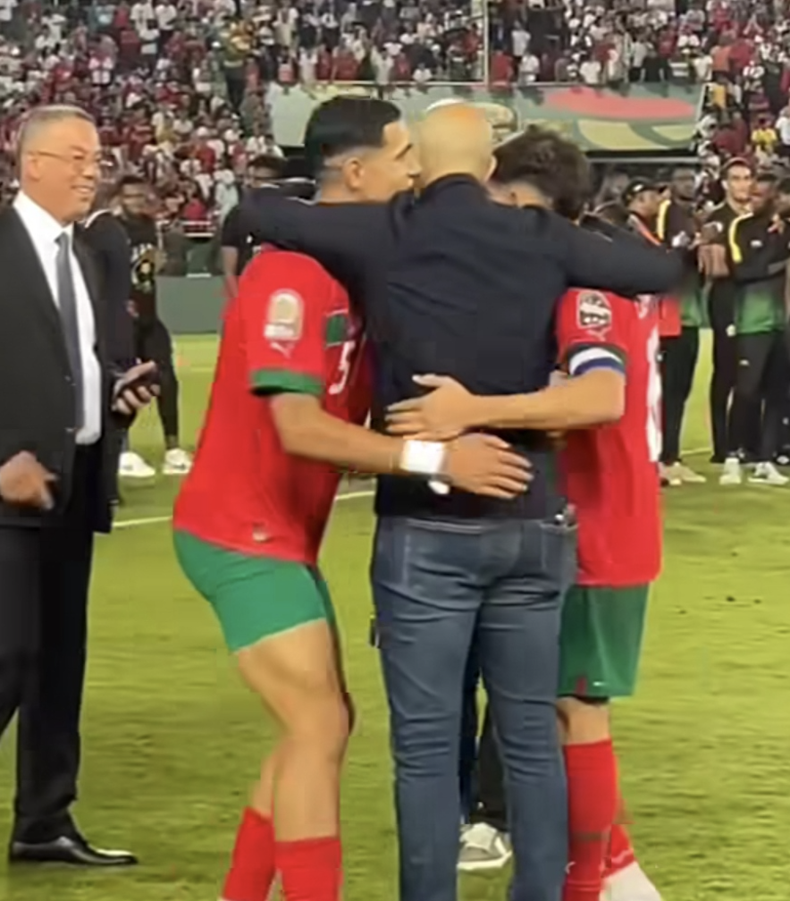 وليد الرݣراݣي شارك الأولمبيين أفراحهم