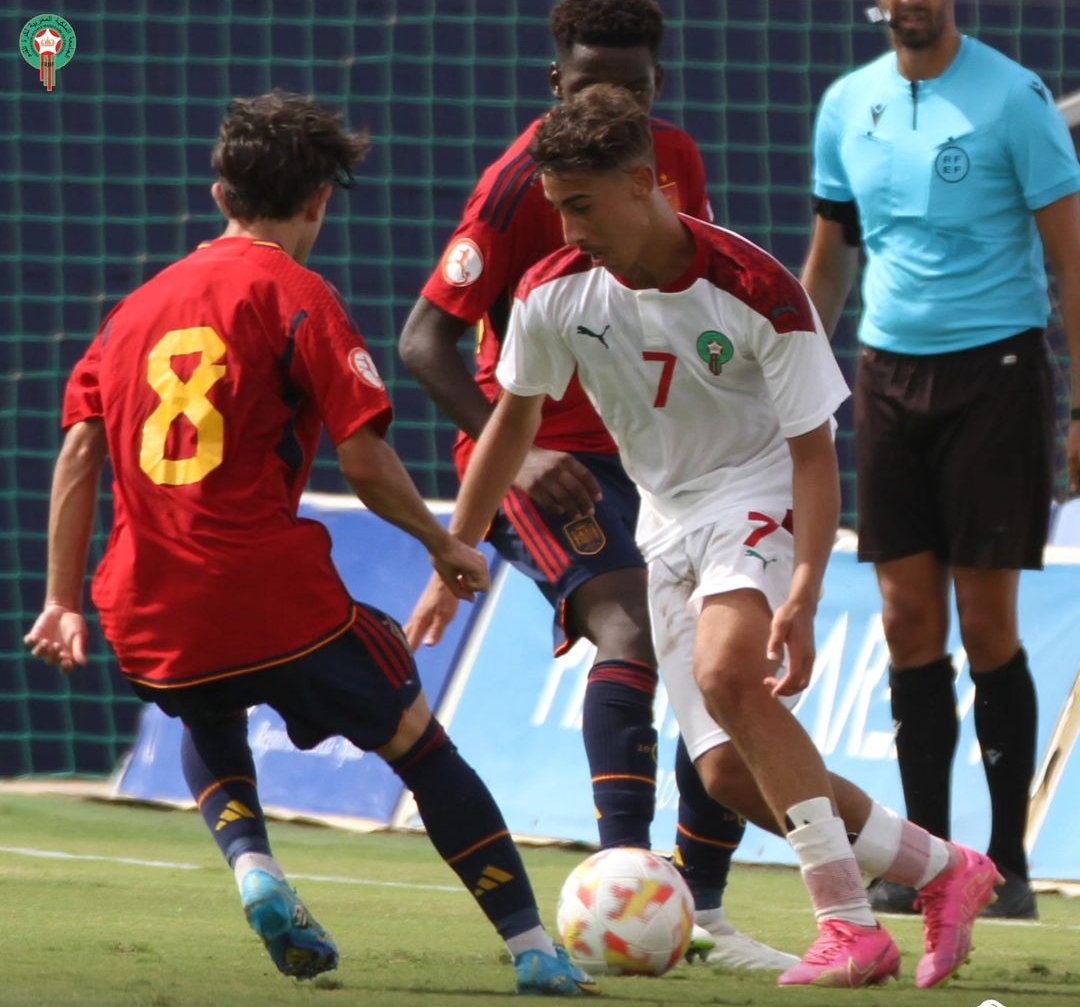 المنتخب المغربي لأقل من 16 سنة ينهزم أمام إسبانيا