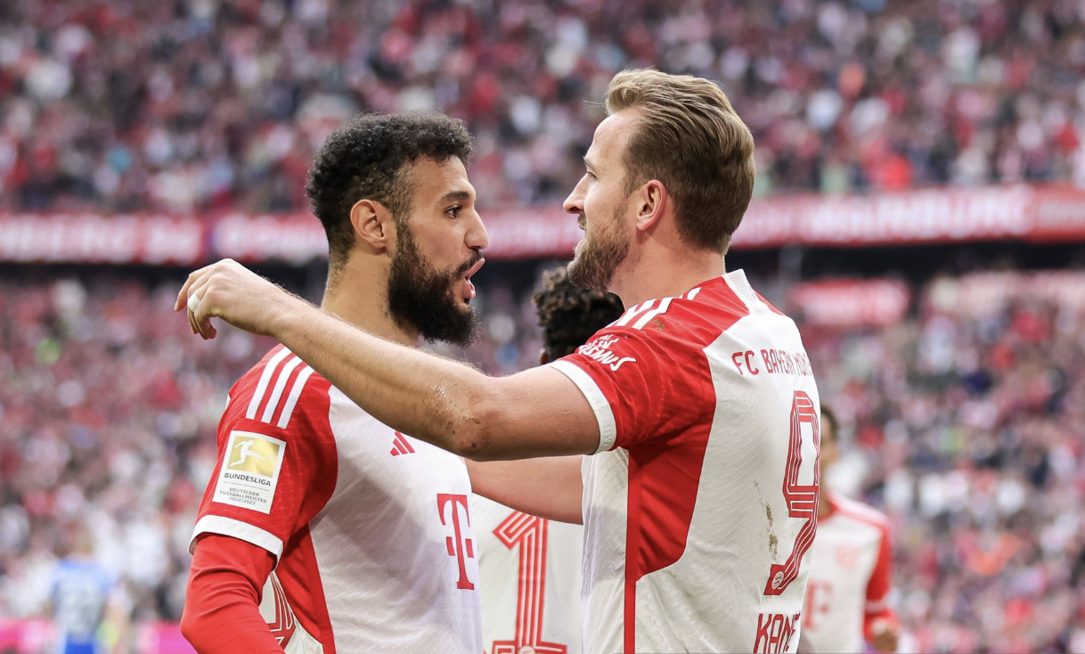 تمريرتان حاسمتان لمزراوي في مهرجان أهداف البايرن