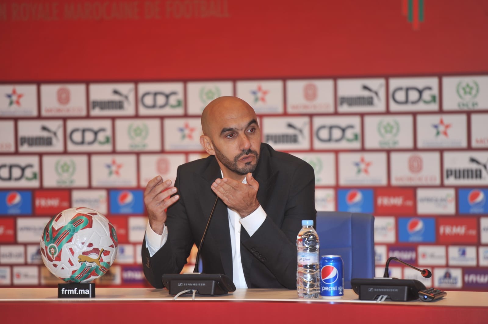 الركراكي: نتابع خصومنا ومايهمني هو مستوى عناصري