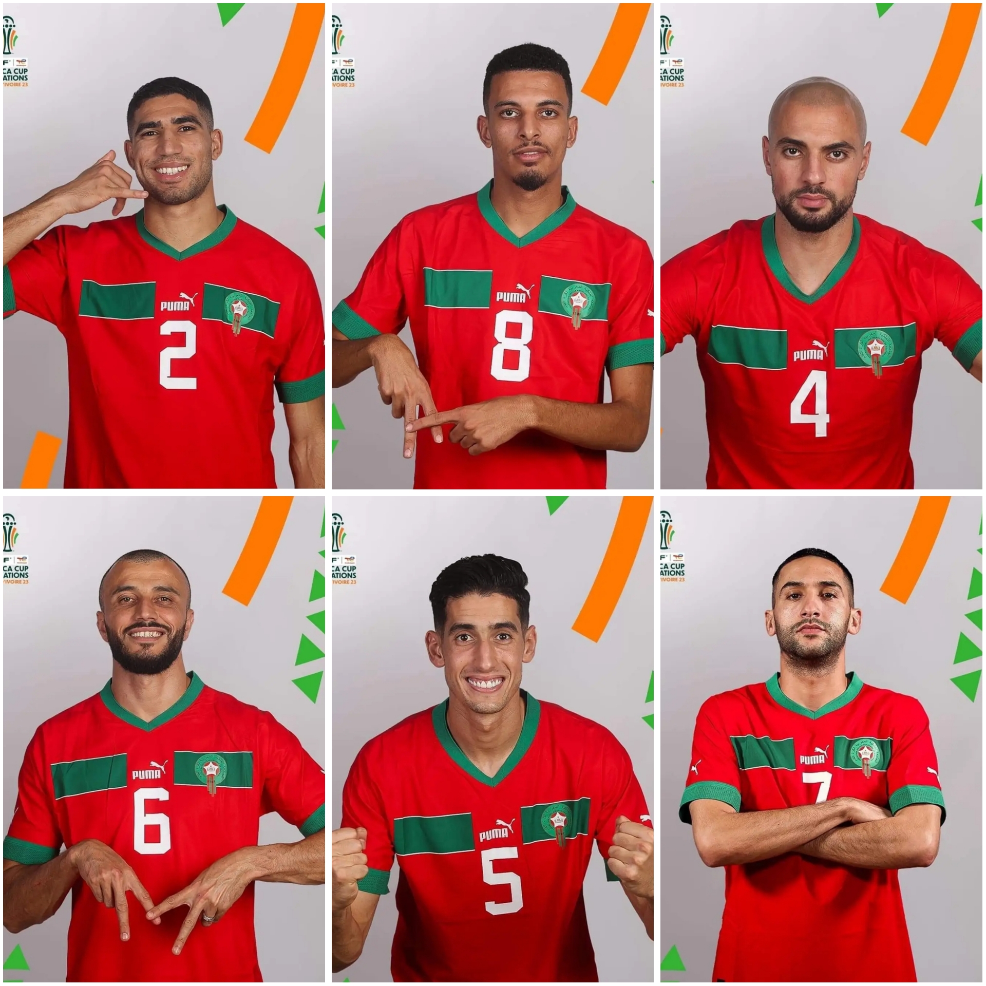 جلسة تصوير لاعبي الفريق الوطني تكشف عن القميص الرسمي