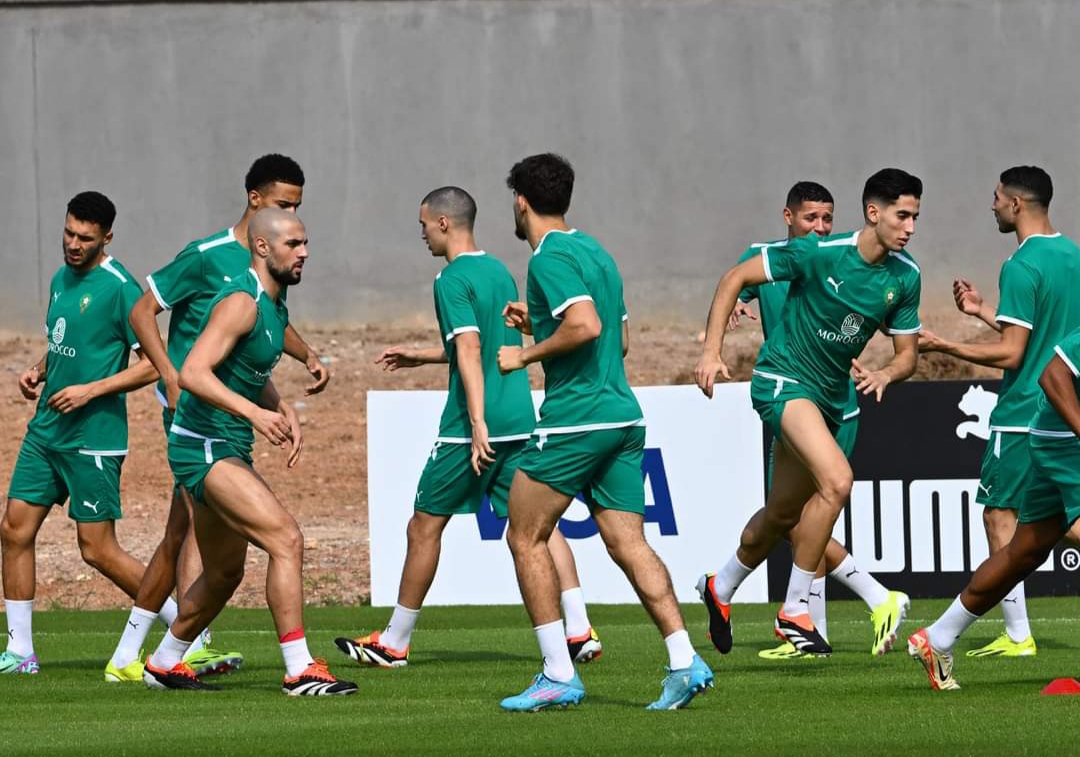 المنتخب الوطني خاض اليوم ثاني حصة تدريبية تحت درجة رطوبة عالية جدا