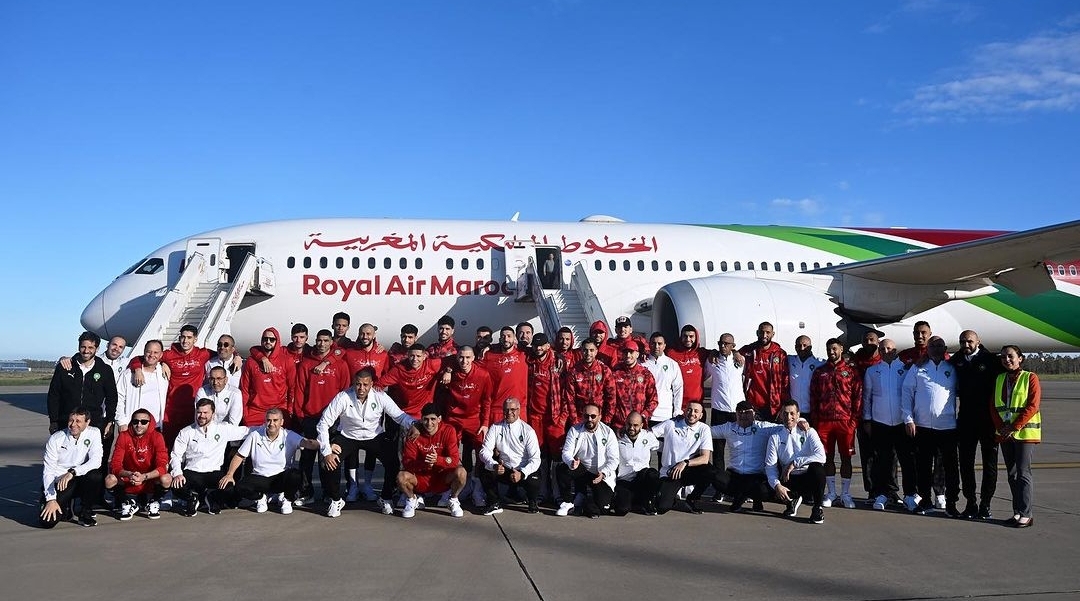 بالصور.. طائرة المنتخب الوطني تقلع نحو كوت ديفوار