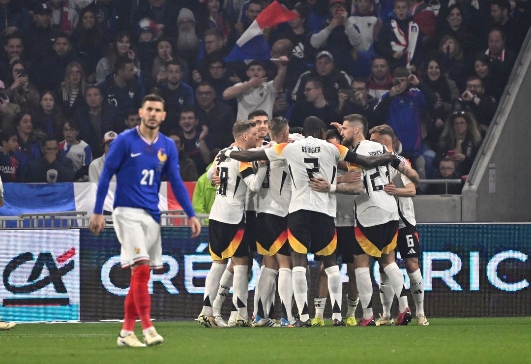 ألمانيا تفوز على فرنسا في انذار شديد اللجهة وبهدف قياسي
