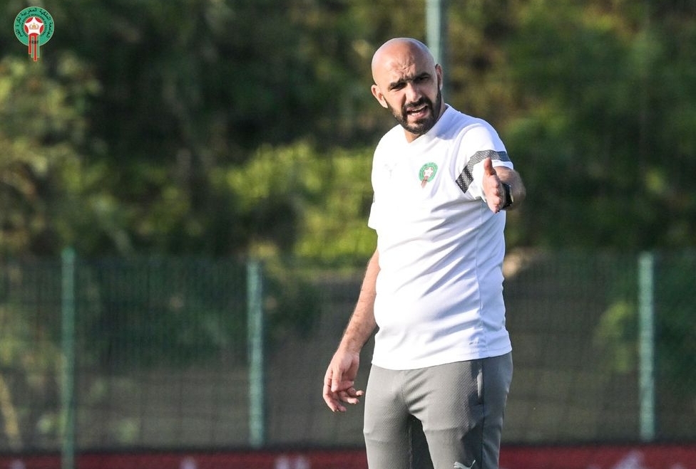 ندوة صحفية للناخب الوطني وليد الركراكي بأكادير