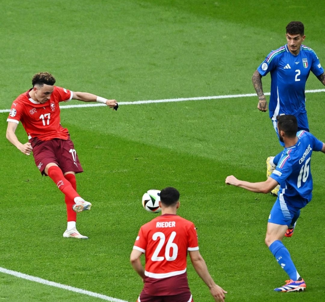 كأس أوروبا 2024: سويسرا تقصي إيطاليا حاملة اللقب وتبلغ ربع النهائي بالفوز عليها 2-0
